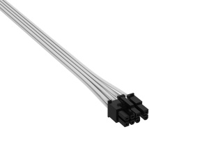 Cabluri de alimentare Corsair Elite Premium Tip 5, 8-Pini, Alb, Paracord - Img 2