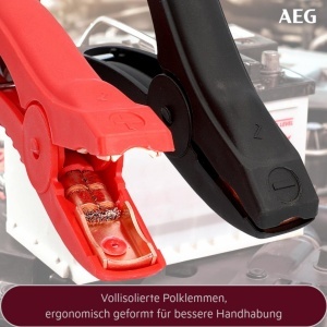 Cabluri de pornire auto AEG Alu-Tec 1224V 2x3m cu tehnologie cupru-aluminiu - Img 4