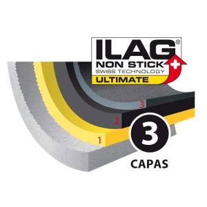 Cacerola inalta Metaltex XPERT 20 cm cu capac din sticla securizata - Img 4