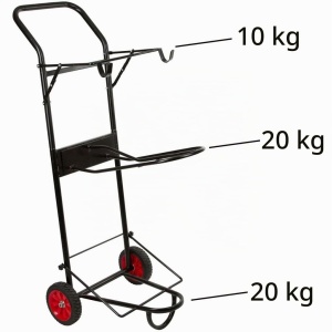 Caddy pentru Sattel Kerbl, mobil si pliabil, metalic, 78x48x127 cm - Img 3