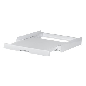 Cadru de legatura Haier pentru uscator si masina de spalat, alb, cu suport extensibil, 12 kg - Img 4