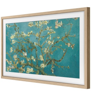 Cadru TV Samsung The Frame, 32 inch, Modern, Sandgold, Magnet - Img 3