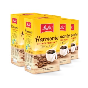 Cafea Filtrata Melitta Harmonie Decafeinizata, 6 x 500g, Milda, Rosiune