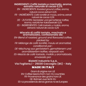 Cafea Macinata Bialetti Perfetto Moka Cioccolato, 250g, Aroma de Ciocolata - Img 5
