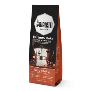 Cafea macinata Bialetti Perfetto Moka Nocciola, 250g, cu aroma de alune