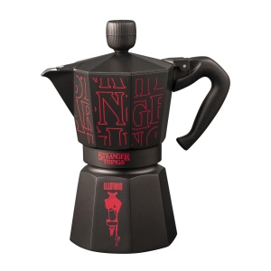 Cafetiera Bialetti Moka Express Stranger Things 6 cesti USB-C Negru - Img 2