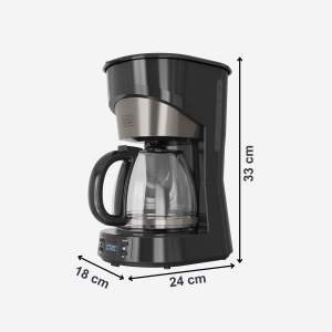 Cafetiera BlackDecker BXCO1002E, 1000W, 1.5L, Timer 24h, Inox - Img 7