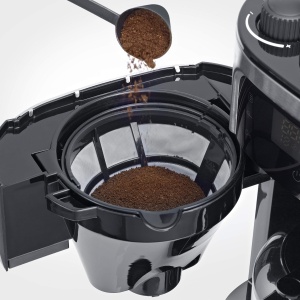 Cafetiera cu rasnita Severin KA 4814, 1000 W, 8 cesti, 1 L, negru - Img 8