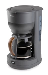 Cafetiera DOMO DO754K 125L 10 Cesti Design Modern cu Finisaj Lemn