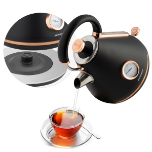 Cafetiera electrica Berdsen BD-701, 1.7L, 2200W, Negru - Img 8