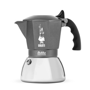 Cafetiera espresso Bialetti Brikka Induction 4 cesti argintiu compatibila cu plite inductie