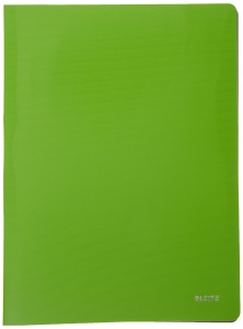 Caiet cu coperta din plastic Leitz 45641050, A4, 20 huse, verde - Img 1