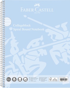 Caiet Faber-Castell Collegeblock A4, 5 blocuri, 80 foi, hartie 90 gm - Img 2
