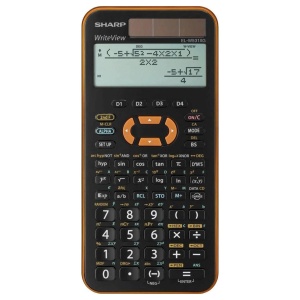 Calculator stiintific Sharp EL-W531, 335 functii, display 4 linii, portocalie
