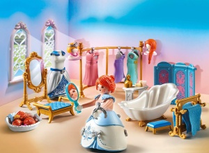 Camera de imbracat PLAYMOBIL 70454 cu baie, 86 piese, pentru copii de la 4 ani - Img 2