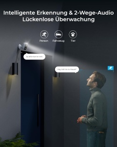 Camera de supraveghere Reolink Lumus-2K 4MP WiFi Dual-Band detectare inteligenta - Img 3