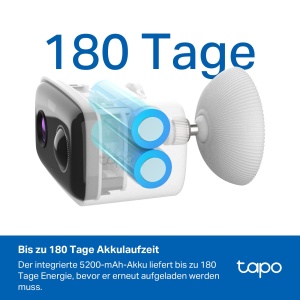 Camera de supraveghere Tapo C400, 1080p HD, Wi-Fi, acumulator 5200 mAh - Img 2