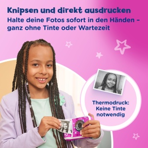 Camera digitala VTech KidiZoom Print Cam, 5MP, cu functie de imprimare termica - Img 3
