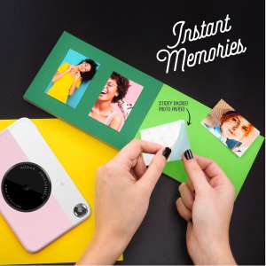 Camera foto instant Kodak Printomatic 5MP Roz Fotografie si imprimare pe hartie ZINK 2x3 - Img 5