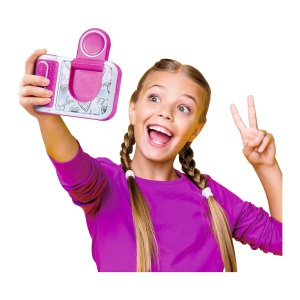 Camera foto VTech Kidizoom Printcam Rosa, 5 MP, cu 40 efecte, imprimanta inclusa - Img 5
