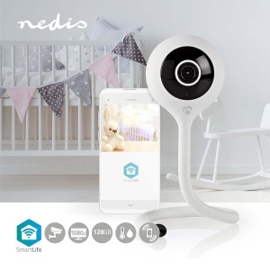 Camera IP NEDIS SmartLife, Full HD, WiFi, cu senzor de clima - Img 3