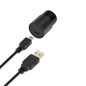 Camera USB Bresser MikrOkular Full HD, 1920x1080, cu adaptoare pentru microscoape si telescoape, Negru - Img 2