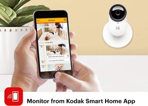 Camera video bebelusi KODAK Cherish C120 Zoom Audio bidirectional Control prin aplicatie - Img 3