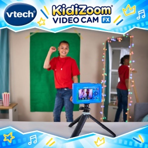 Camera video pentru copii VTech KidiZoom Video Cam FX, albastra - Img 3