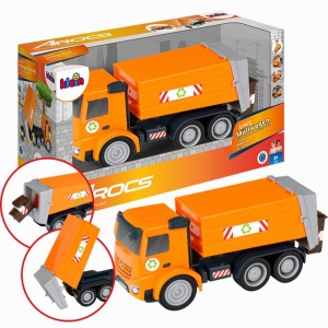 Camion de gunoi Mercedes-Benz Arocs 124 cu mecanism de incarcare, pentru copii de la 3 ani - Img 7