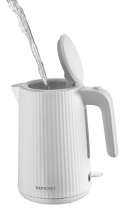 Cana electrica Concept RK2390, 1,7 l, alb, cu siguranta tripla - Img 4