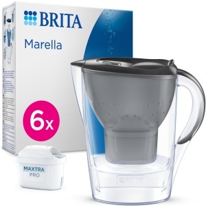 Cana filtranta apa BRITA Marella, 6 cartuse MAXTRA PRO, capacitate 150 litri