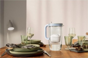 Cana filtranta Brita 1050452, 2,5 l, AlbastruAlb, Ergonomica - Img 8