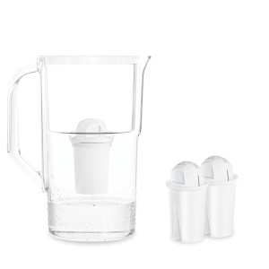Cana filtranta Wessper AquaClassic Basic 2,8L, design modern, plastic alb