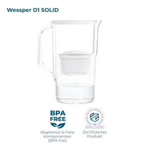 Cana filtranta Wessper AquaMax Basic 2,8L - Alb - Img 5
