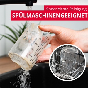 Cana gradata Westmark din sticla 500 ml Temperatura rezistenta Maner ergonomic - Img 8