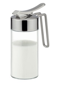 Cana pentru lapte Tescoma Club 225 ml din inox si sticla cu capac