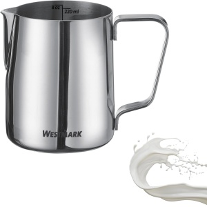 Cana pentru lapte Westmark Brasilia 220 ml din inox, argintie