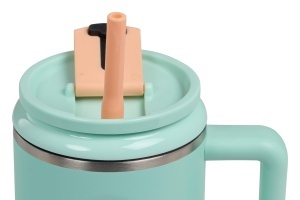 Cana termica Igloo Travel Mug 32, 900ml, inox, verde, izolare dubla - Img 3