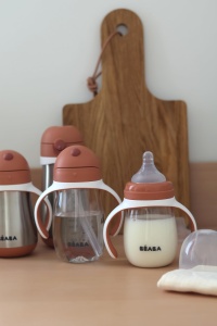 Caneca cu pai BEABA, 300 ml, 100 etansa, terracotta - Img 7