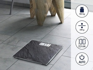 Cantar de baie Soehnle Style Sense Compact 300 Slate, capacitate 180 kg, display LCD - Img 3