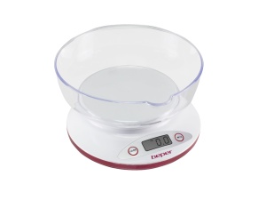 Cantar de bucatarie digital Beper BP.802, 5 kg, cu bol detasabil, albrosu