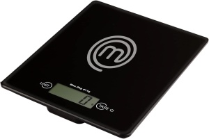 Cantar de bucatarie digital MasterChef, 5kg, negru, sticla securizata