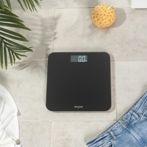 Cantar digital Salter 180 kg, display LCD, platforma din sticla securizata - Img 4