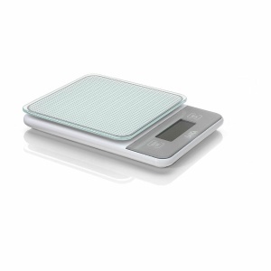 Cantar electronic de bucatarie alb cu sticla securizata max 5 kg
