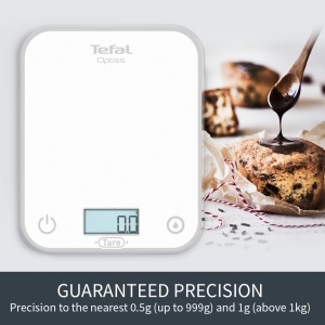 Cantar electronic Tefal Optiss BC50U0V0, capacitate 5 kg, display iluminat, alb - Img 4