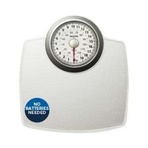 Cantar mecanic Salter, capacitate 130 kg, platforma mare, design retro