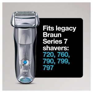 Cap de taiere Braun Series 7 70S pentru aparate de ras electrice, argintiu - Img 2