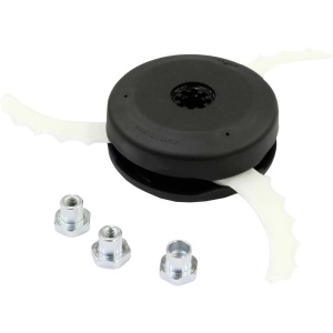 Cap de taiere Makita 198383-1 cu 3 cutite din plastic, 255 mm, pentru motocoase