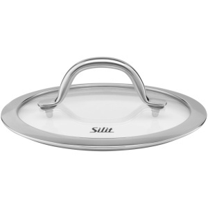 Capac de oala Silit Passion 16 cm, din sticla termorezistenta, cu maner din inox