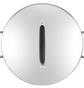 Capac din inox Lagostina 20 cm, model 10717060120, gri si negru - Img 3